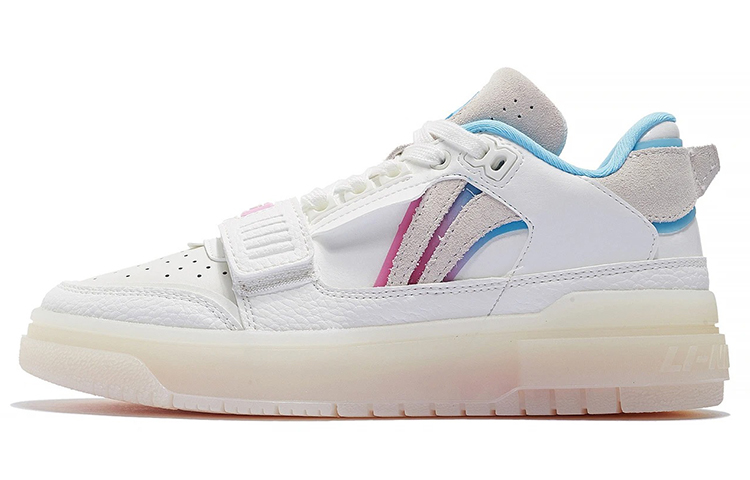 LiNing Rookie Low-Top Vintage Basketball Shoes Women's Ecru