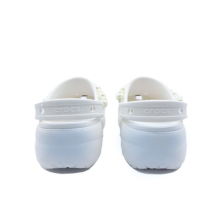 Crocs Baya Platform Clog Butterfly Loves Flower Dream, Girlish Campus Style, Beach Clogs Unisex White Blue купить в интернет-магазине Yoocart с быстрой доставкой по России.
