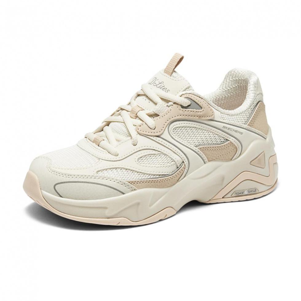 Skechers DLITES Durable Breathable Low-Top Chunky Sneakers Women's Natural купить в интернет-магазине Yoocart с быстрой доставкой по России.