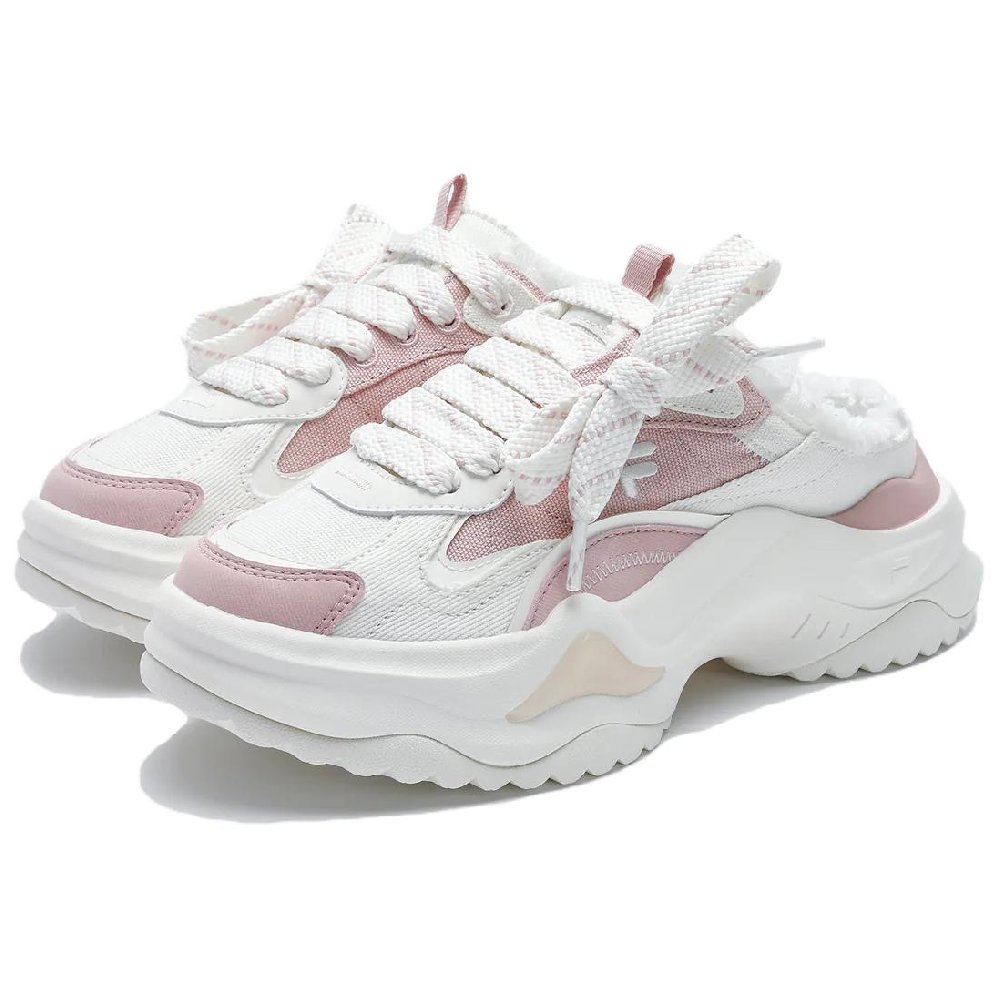 FILA FUSION BIANCO II Closed Toe Slippers Women's White Pink