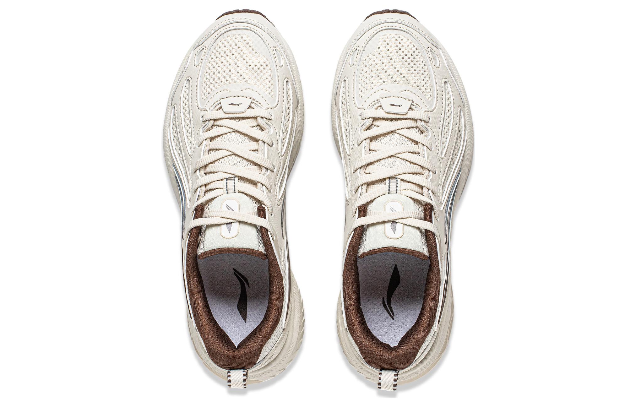 LiNing Fuyao V2 Cushioning, Slip Resistant, And Abrasion Resistant Low Top Running Shoes Women's Pearl White купить в интернет-магазине Yoocart с быстрой доставкой по России.