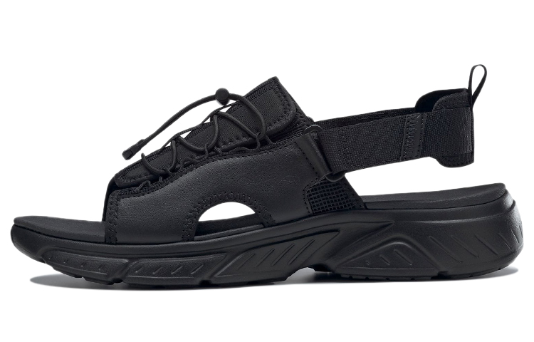 Reebok Hyperium Slides Athleisure Casual Sports Sandals Unisex Black