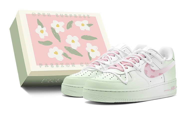 Nike Air Force 1 Skateboard Shoes Men Low-Top Pink
