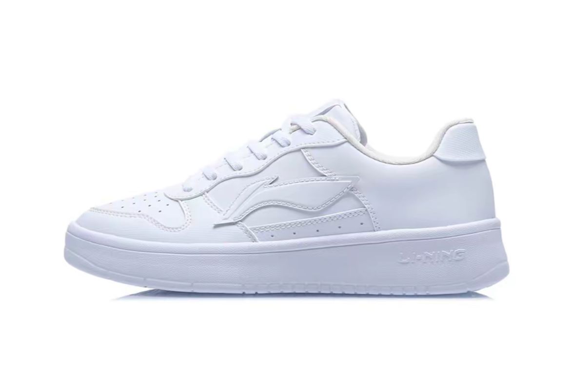 LiNing Pontoon Boats Anti Slip Wear Resistant Low Top Skateboard Shoes Women's White купить в интернет-магазине Yoocart с быстрой доставкой по России.