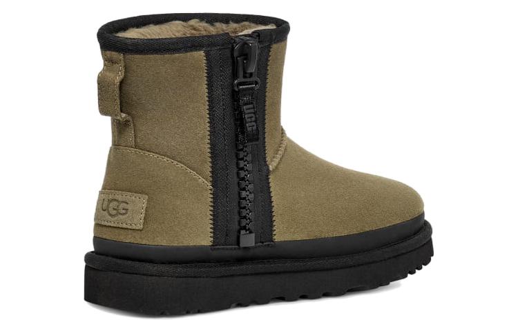 UGG Classic Mini Zipper Tape Logo 'Burnt Olive' Women's