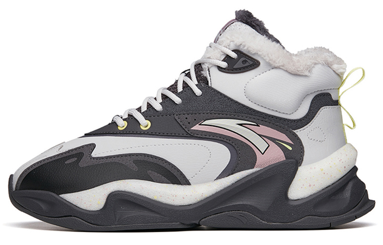 Anta Pulse High-Top Casual Shoes Men's Gray