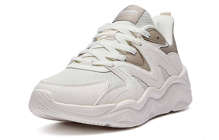 361° NFO Casual Shoes Men Low-Top Light Bone White