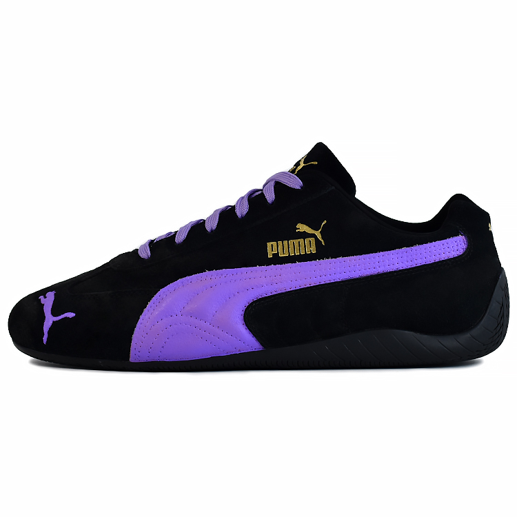 PUMA Speedcat Paris Bauhinia Slip Resistant, Abrasion Resistant, Lightweight Low Top Casual Shoes Unisex Black Purple