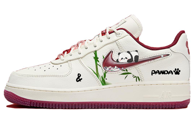 Nike Air Force 1 Skateboard Shoes Women's Low-Top Pink/White