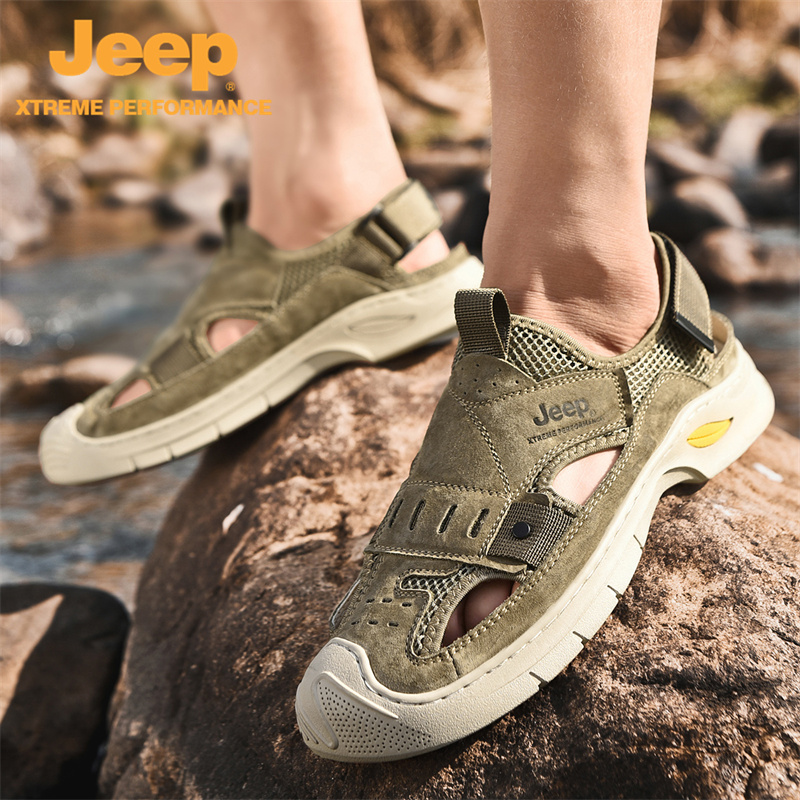 Jeep River Trekking Shoes Men's Khaki купить в интернет-магазине Yoocart с быстрой доставкой по России.