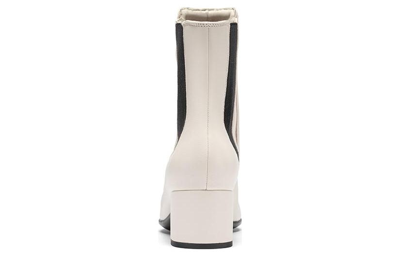 Ecco Shape 35 Square Sculpted 35 Square Toe Collection Short Chelsea Boots Women's Beige