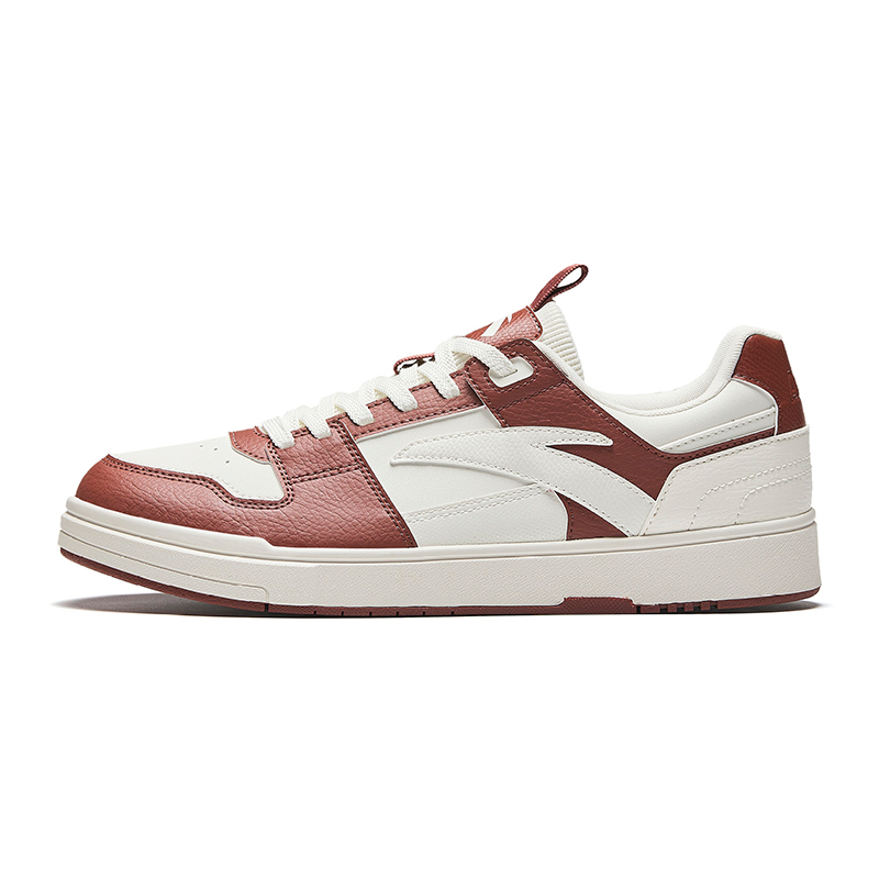 Anta Street Play Series Anti Slip Wear Resistant Low Top Skateboard Shoes Men's Red White