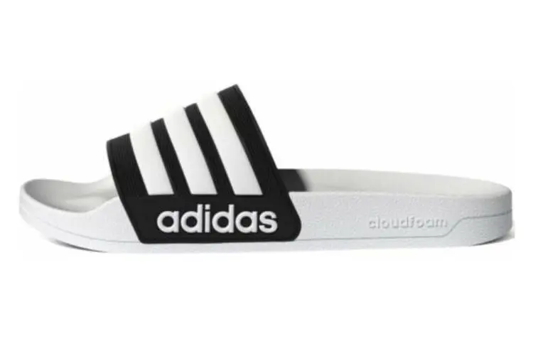 Adidas Adilette Shower Slide 'White Black'