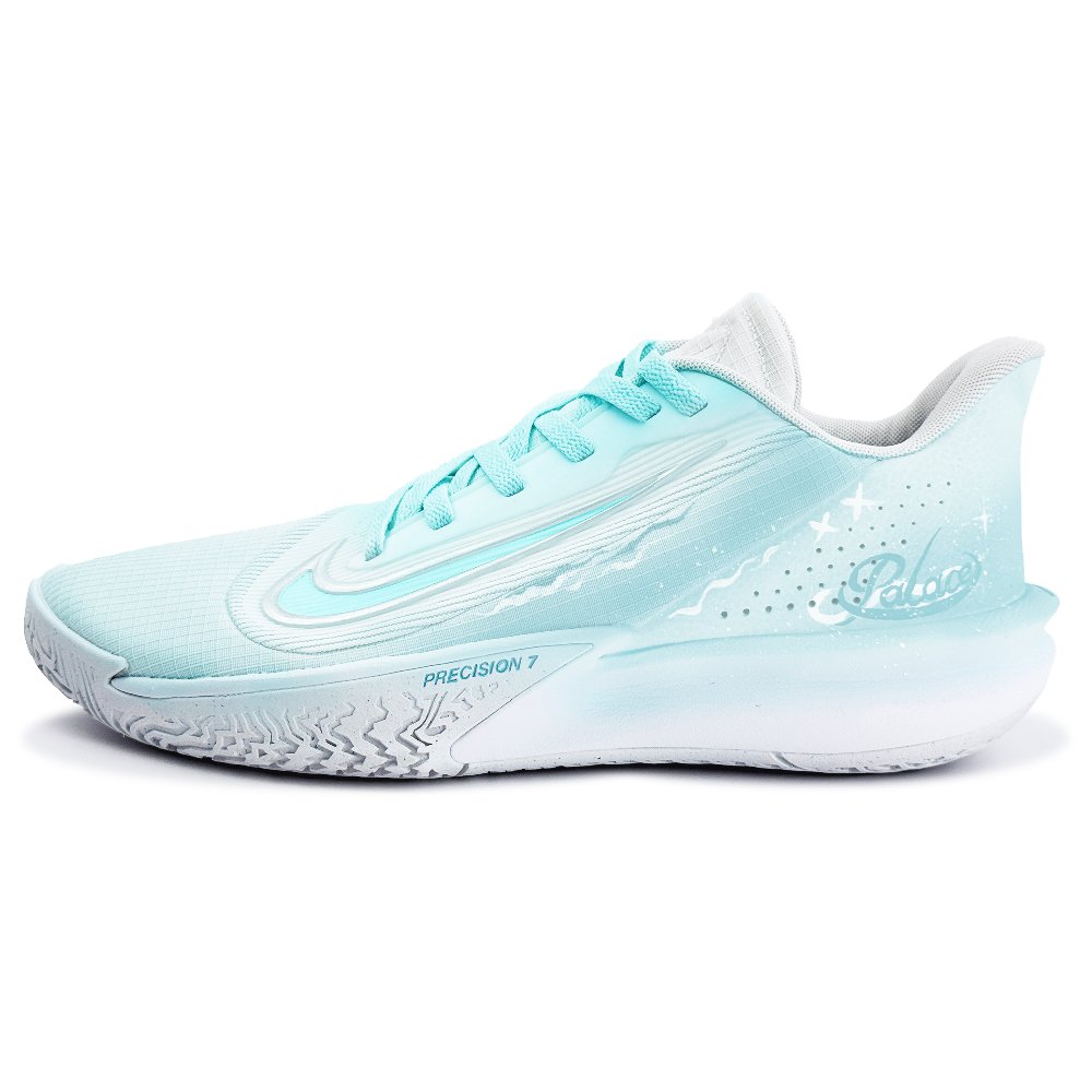 Nike Precision 7 Cushioning, Breathable, Supportive Low Top Basketball Shoes Men's Turquoise