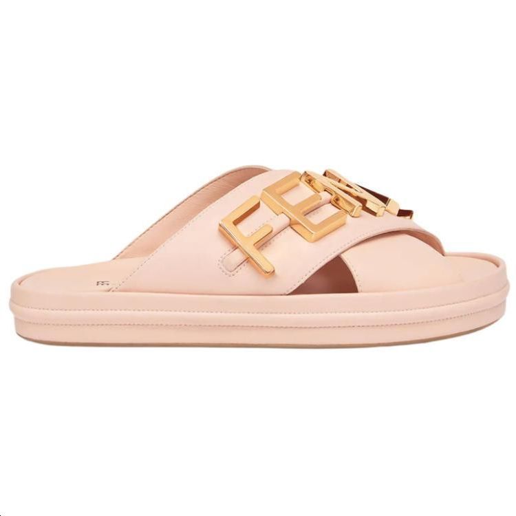 FENDI Lettering Logo Flat Slides купить в интернет-магазине Yoocart с быстрой доставкой по России.