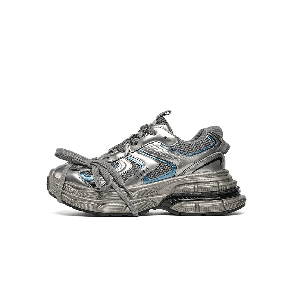 EBLAN Low-Top Chunky Sneakers Women's Gunmetal