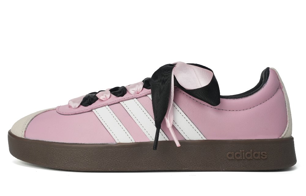 Adidas Neo Vl Court Classic Skateboard Shoes Unisex Low-Top Pink