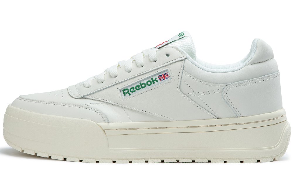 Reebok CLUB C MEGACOURT Low Top Skateboard Shoes Unisex White