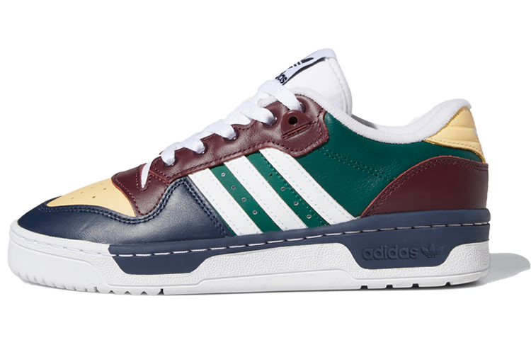 Adidas Originals Rivalry Series Skateboard Shoes Women's Low-Top Green/Brown/Blue