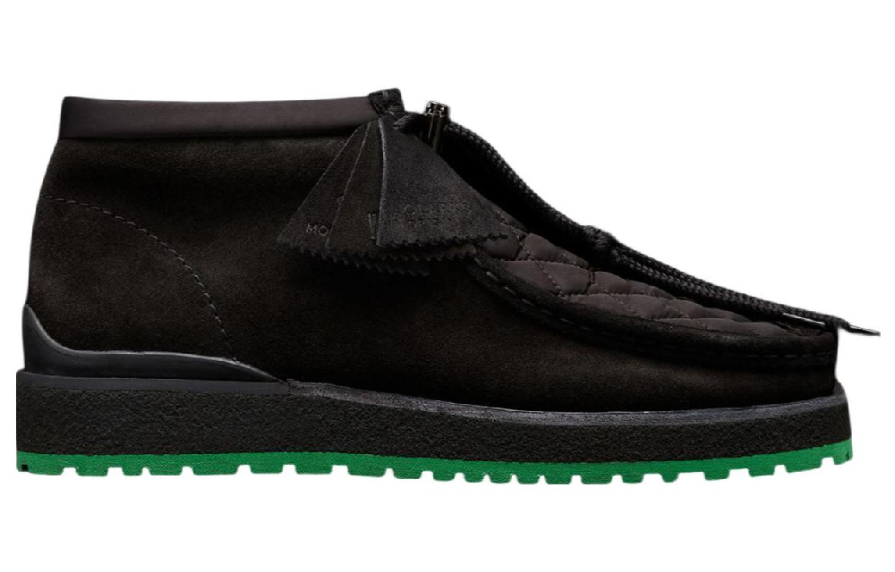 Moncler Clarks X Moncler Wallabee Suede 'Black'