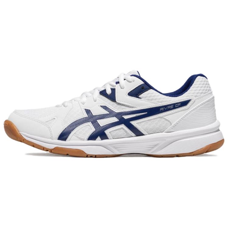 Asics RIVRE CF Low Top Badminton Shoes Unisex White Blue