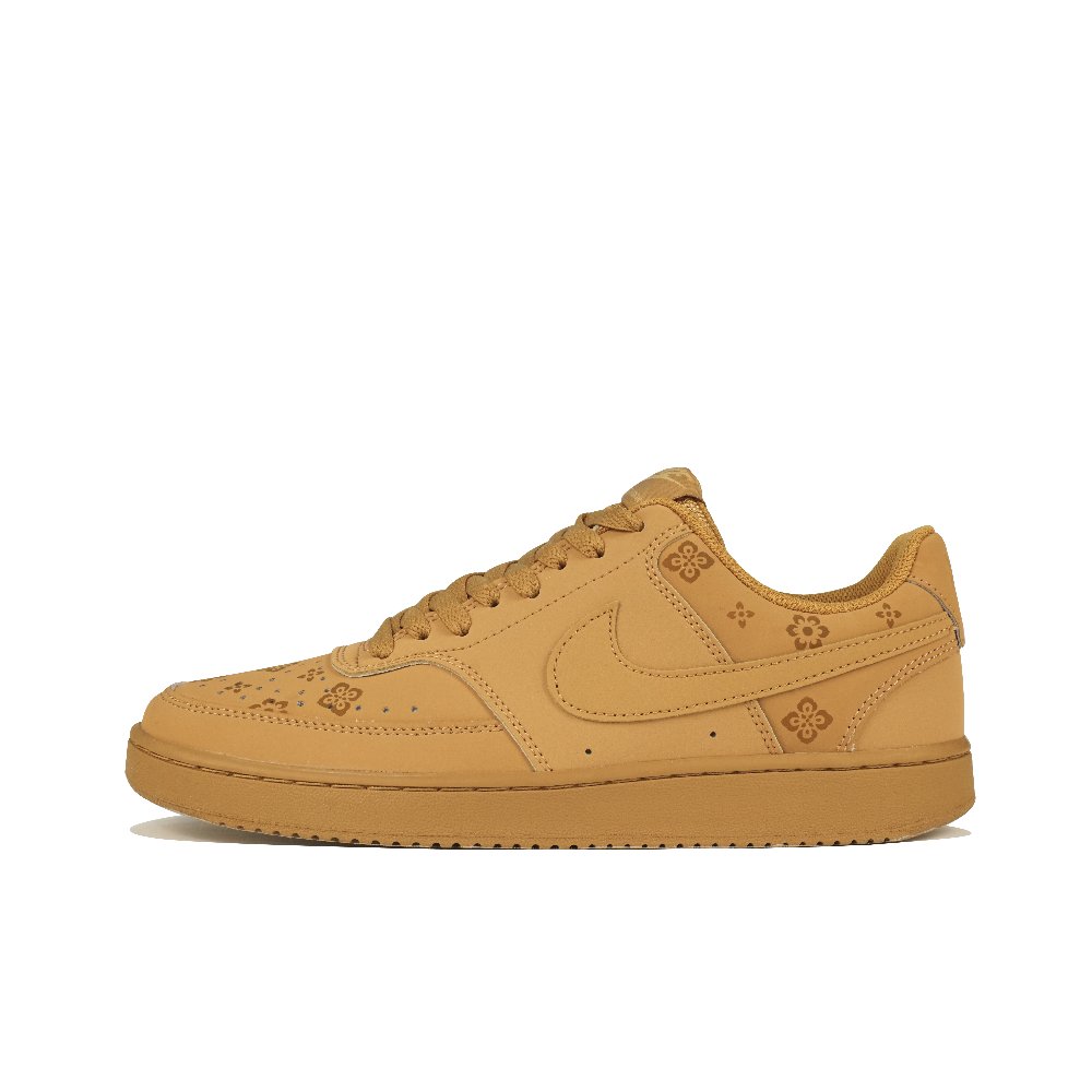 Nike Court Vision 1 Slip Resistant Low Top Skateboard Shoes Unisex Brown