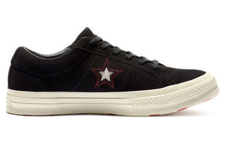 Converse One Star Series Low Top Canvas Shoes Unisex Black