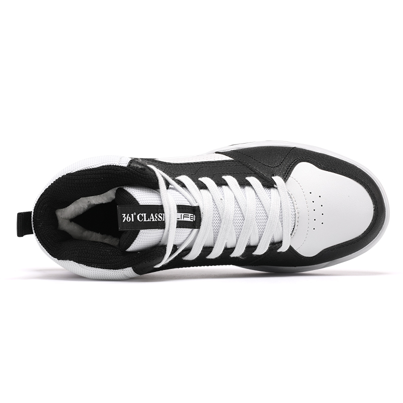 361° Life Collection Warm Mid-Top Casual Shoes Women's White Black