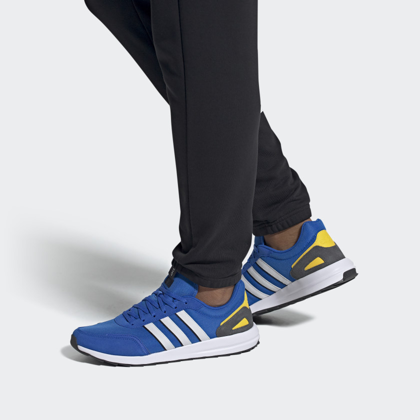 Adidas Neo Retrorun Abrasion Resistant Low Top Casual Shoes Men's Blue