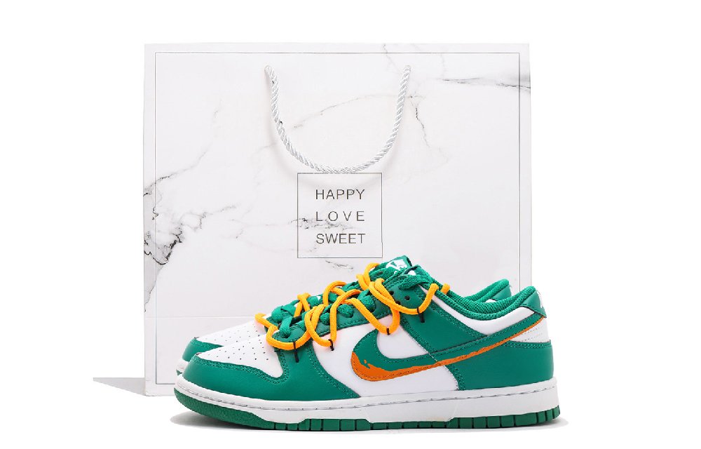 Nike Dunk Coverage Abrasion Resistant Low Top Skateboard Shoes Men's Emerald Green