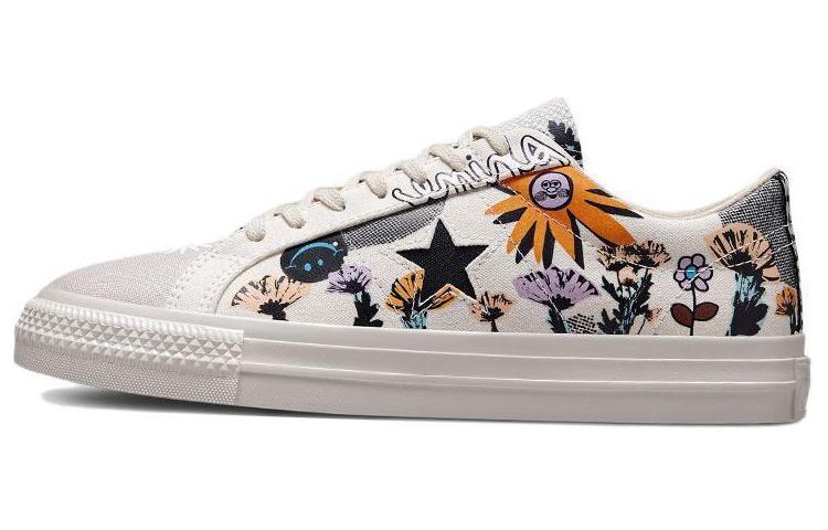 Converse One Star Floral Much Love Egret
