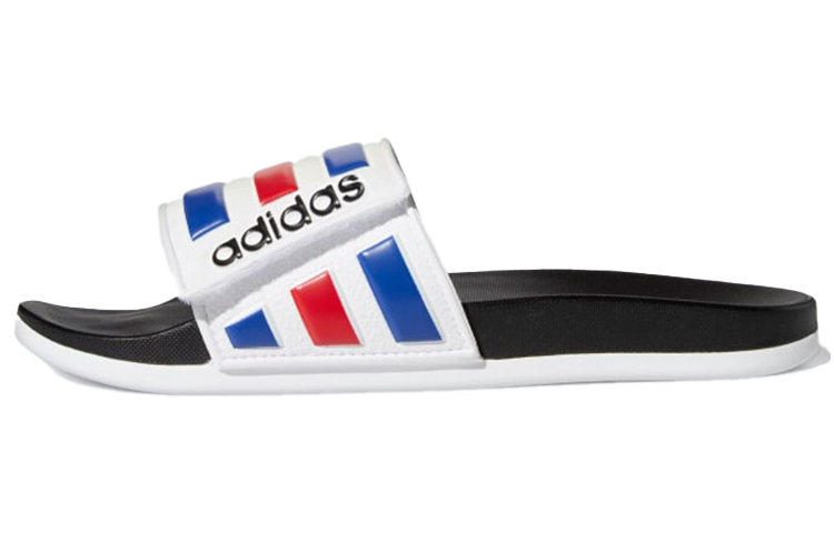 Adidas Adilette Comfort Adjustable Slide 'White Royal Scarlet'