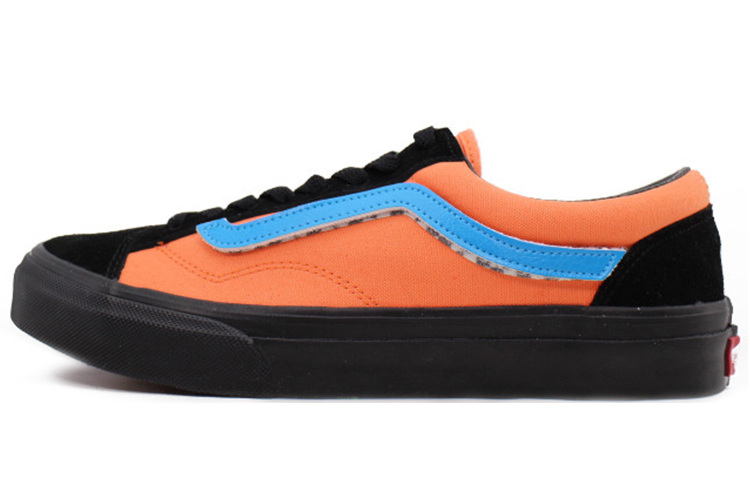 Vans Old Skool Collection Low Top Skateboard Shoes Unisex Orange Black Green