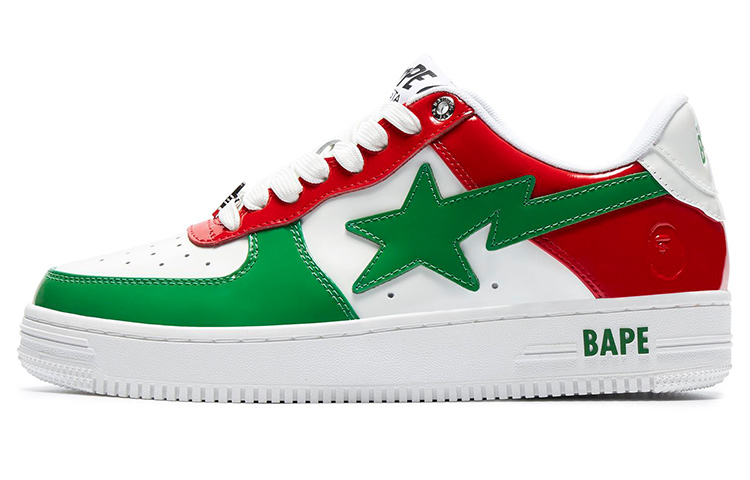 BAPE A BATHING APE Bape Sta Low KAWS Chompers Red Green