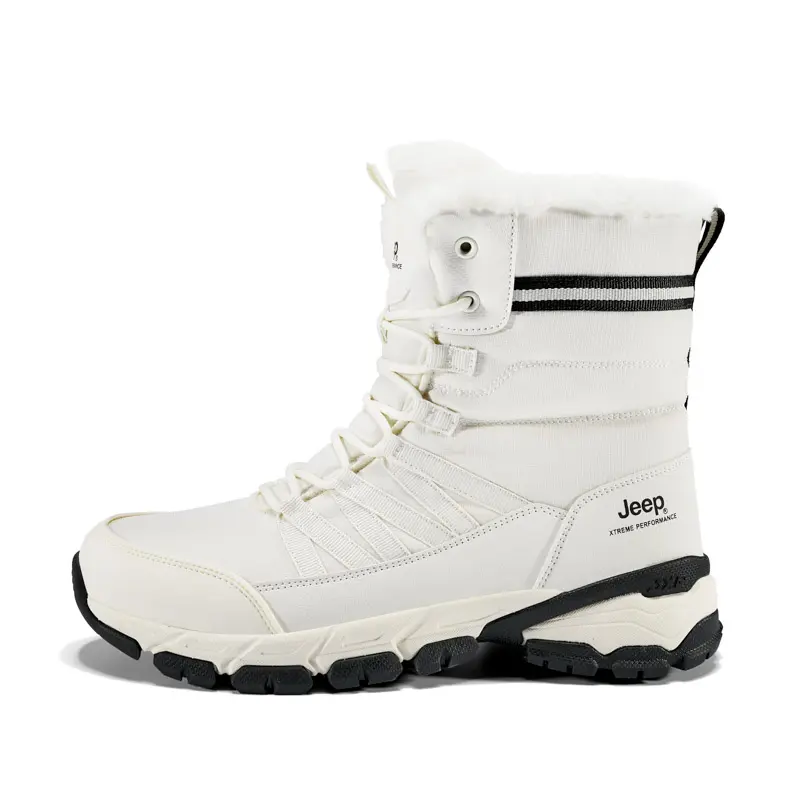 Jeep Short Snow Boots Unisex White