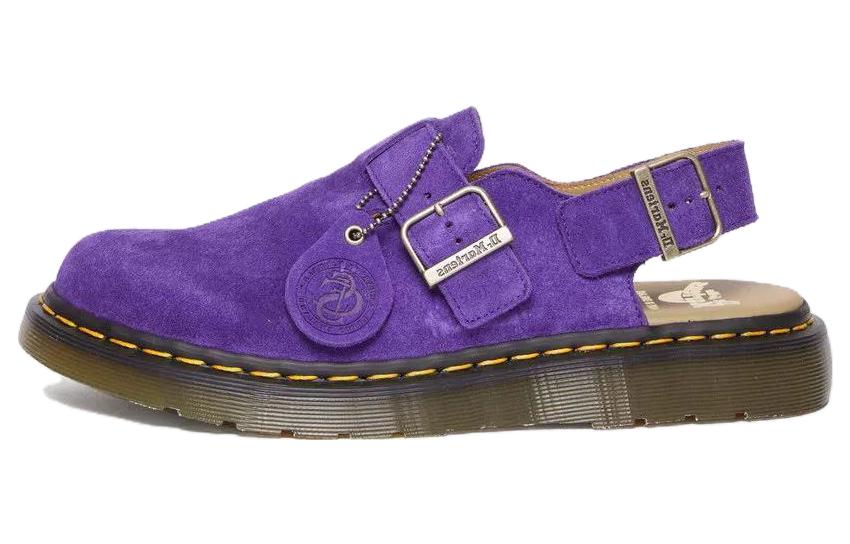 Dr.Martens Slip-Resistant Wrap-toe Slippers Unisex Brown