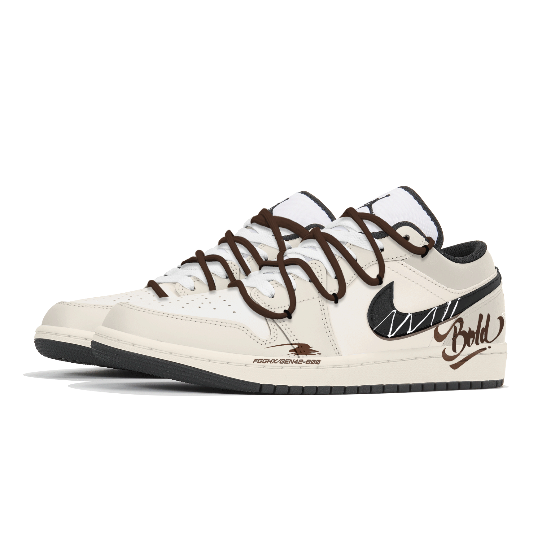 Jordan Air Jordan 1 Tri-Experimental Laboratory Durable Breathable Low-Top Vintage Basketball Shoes Men's Ecru купить в интернет-магазине Yoocart с быстрой доставкой по России.