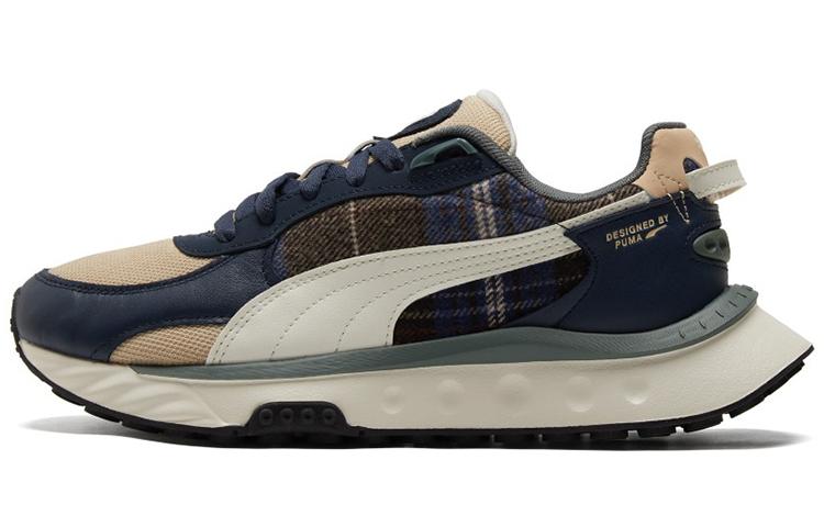 PUMA Wild Rider Flannel 'Blue Cream White'