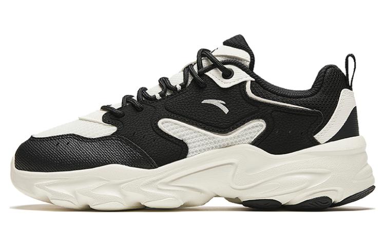 Anta Cushioned Slip-Resistant Low-Top Casual Shoes Women's Black White