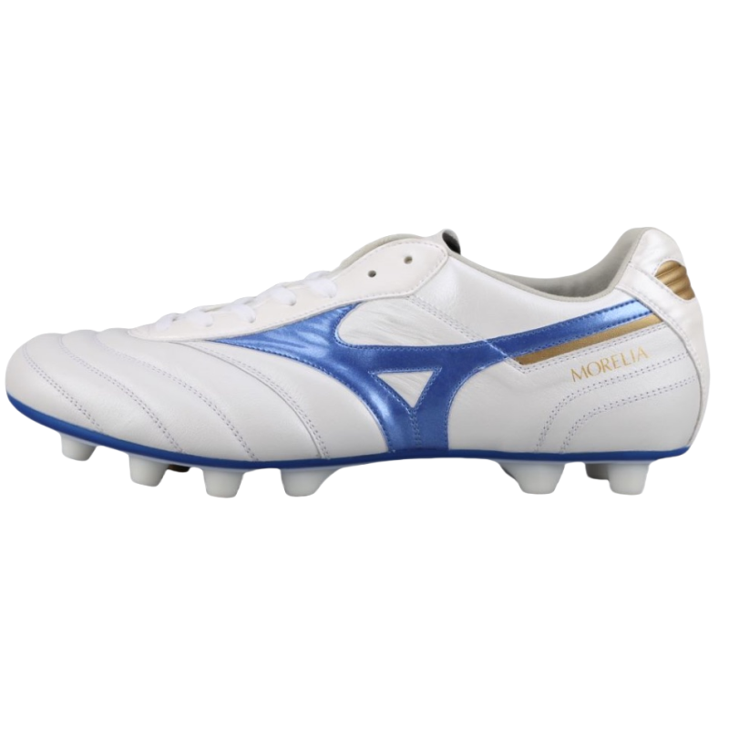 Mizuno MORELIA 2 Anti-Slip Wear-Resistant Soccer Shoes Unisex Blue White