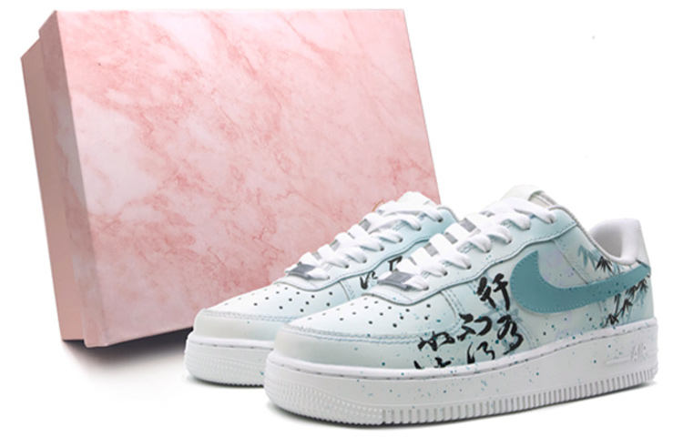 Nike Air Force 1 07 Air Force 1 Thermal Coverage Low Top Skateboard Shoes Men's White Green