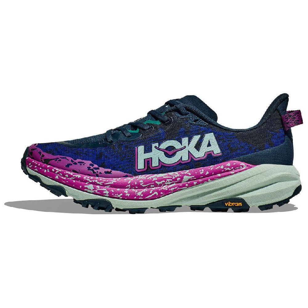 HOKA ONE ONE SPEEDGOAT 6 Anti-Slip Wear-Resistant Low-Top Running Shoes Men's Turquoise