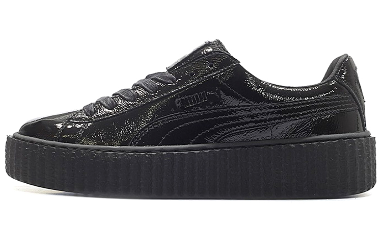 PUMA Creeper Rihanna Fenty Cracked Leather Black Women's