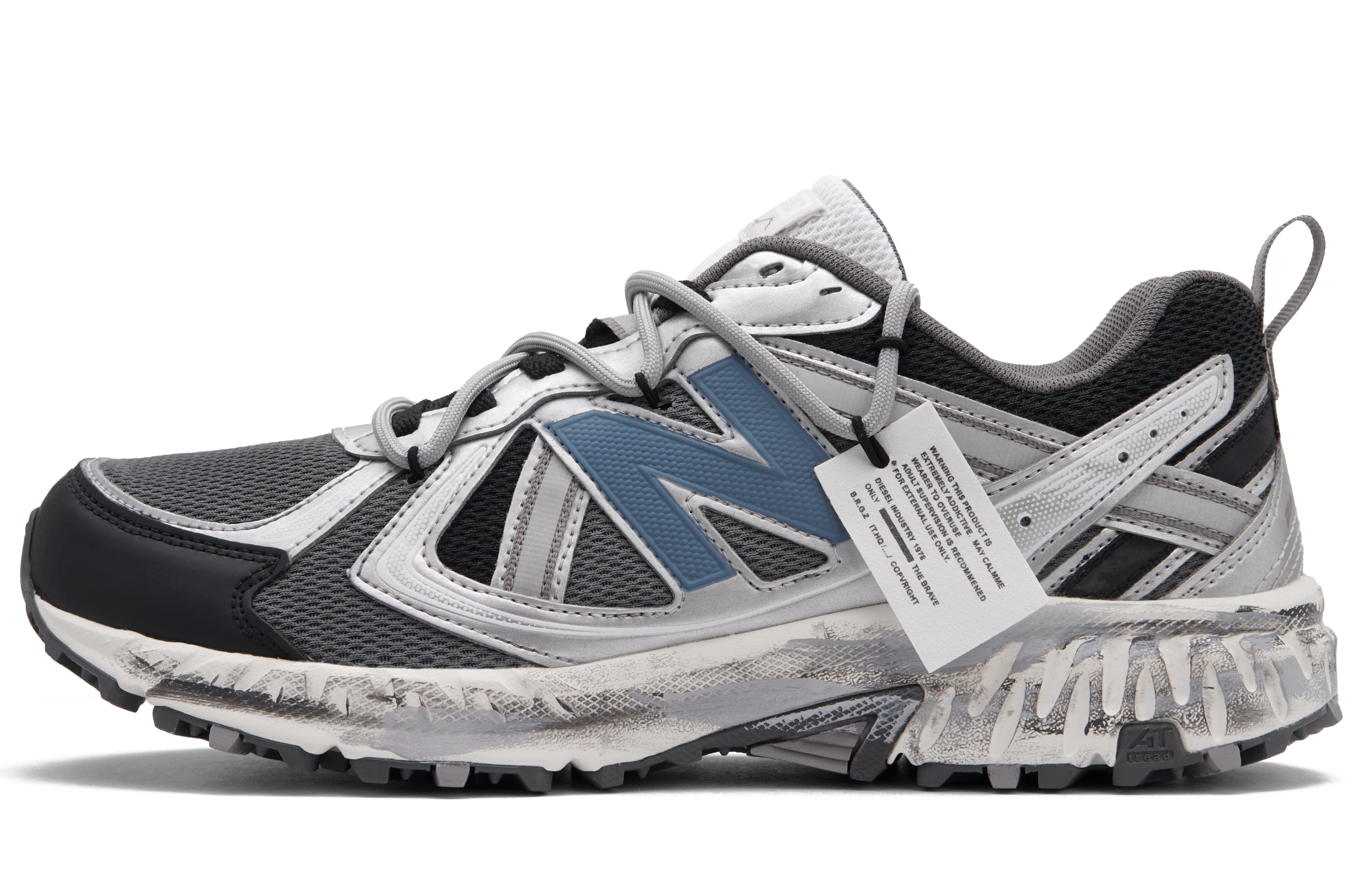 New Balance NB 410 Low top Running Shoes Unisex Blue Gray Silver