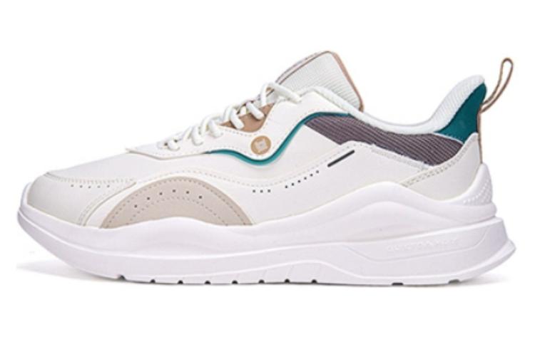 361° Cushioned Slip-Resistant Low-Top Casual Shoes Men's White Gray