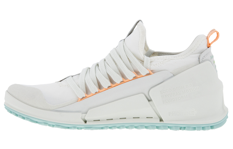 Ecco Biom 2.0 Wear-Resistant Low-Top Running Shoes Women's White Green