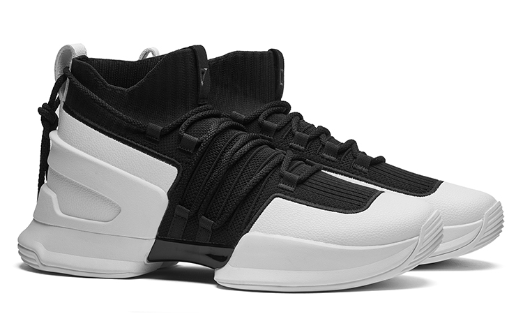 EQLZ EQUALIZER Zero Evo Basketball Shoes Unisex High top Black/White
