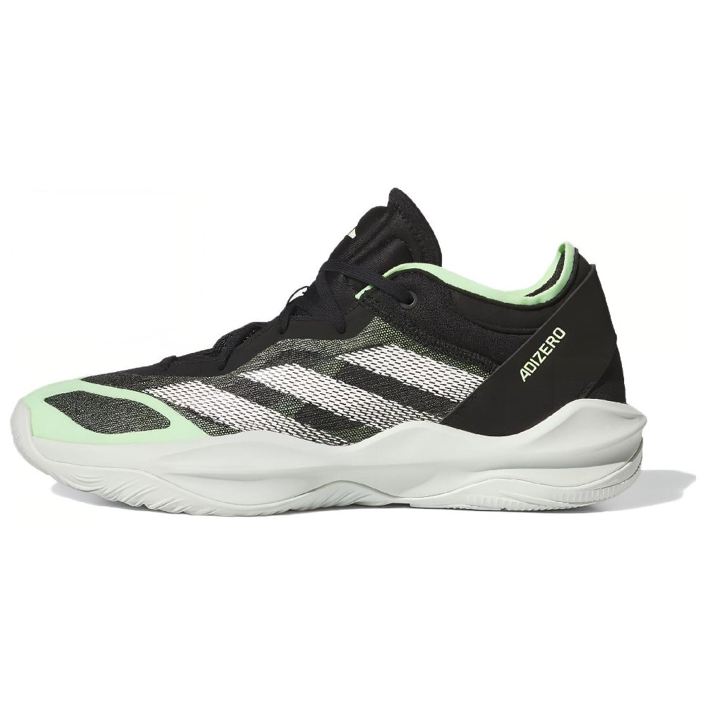 Adidas Adizero Select 2.0 Low Core Black Cloud White Green Spark