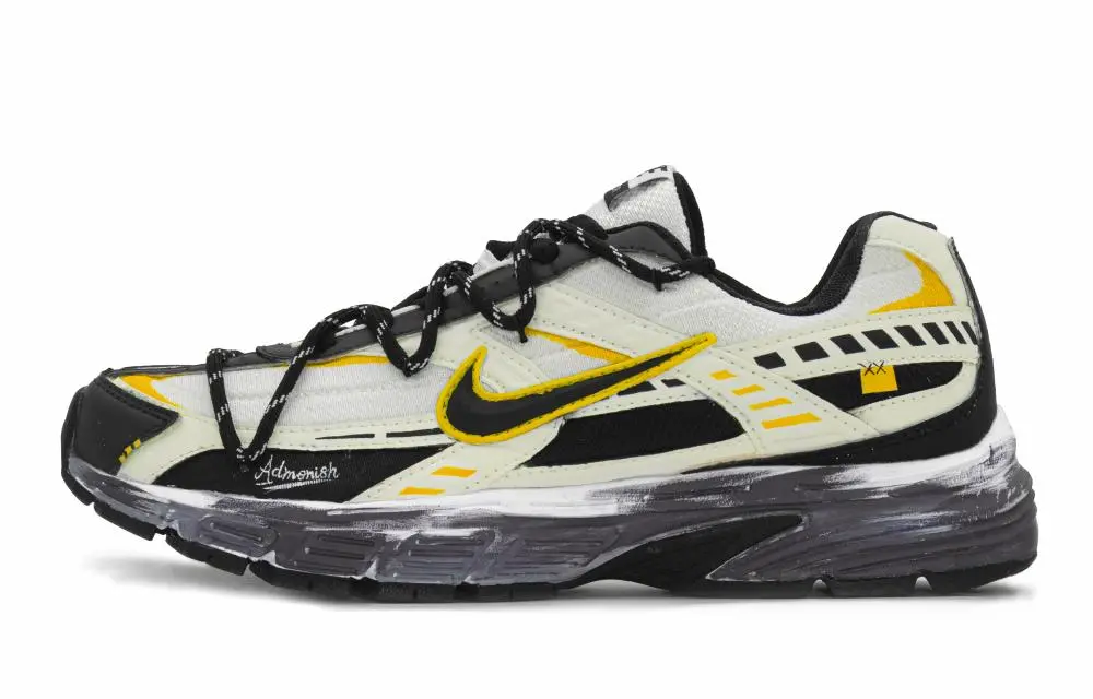Nike Initiator Breathable Low top Sprint City Commute Running Shoes Unisex Yellow Black White