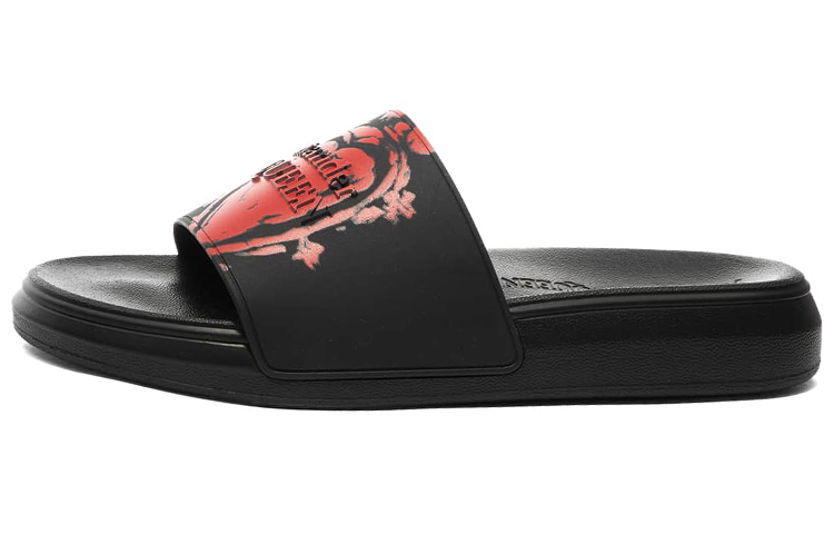 Alexander McQueen Slip-Resistant Slide Slippers Men's Black